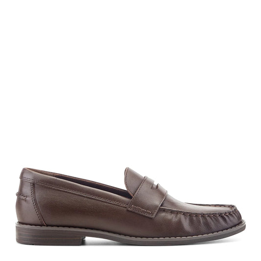 Sloane Penny Loafers in leather, photographed against a plain background